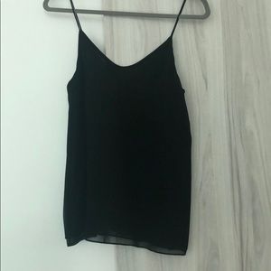 Basic black Zara top